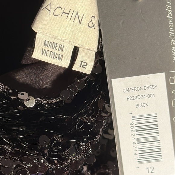 Sachin & Babi Cameron Black Sequin Dress - Picture 13 of 16